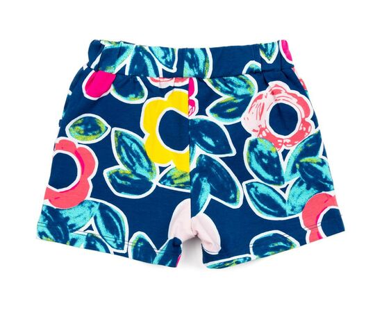 Шорти Lovetti трикотажные с цветами (8157-122G-blue), зображення 2 Шорти Lovetti трикотажные с цветами (8157-122G-blue), зображення 2