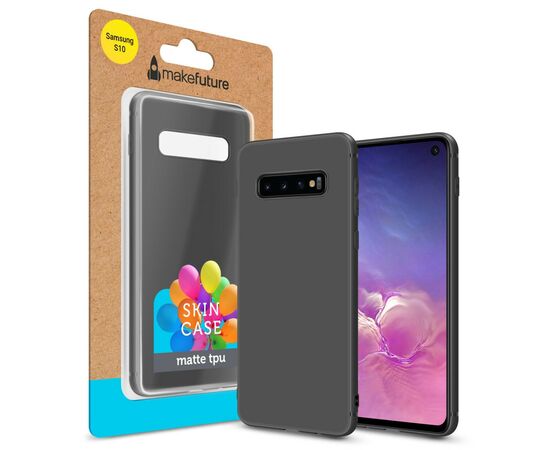 Чехол для моб. телефона MakeFuture Skin Case Samsung S10 Black (MCSK-SS10BK)