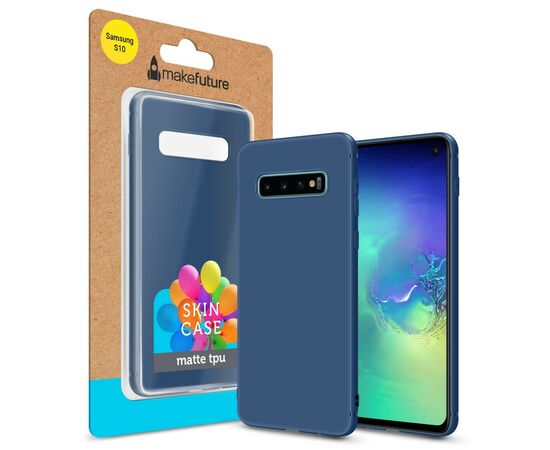Чехол для моб. телефона MakeFuture Skin Case Samsung S10 Blue (MCSK-SS10BL)