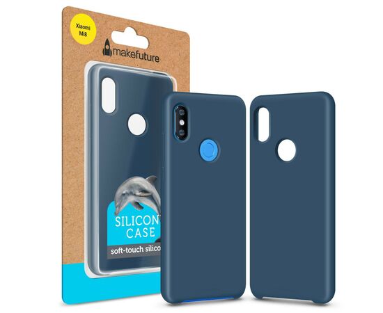 Чехол для моб. телефона MakeFuture Silicone Case Xiaomi Mi8 Blue (MCS-XM8BL)