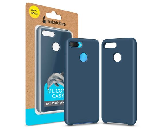 Чехол для моб. телефона MakeFuture Silicone Case Xiaomi Mi8 Lite Blue (MCS-XM8LBL)