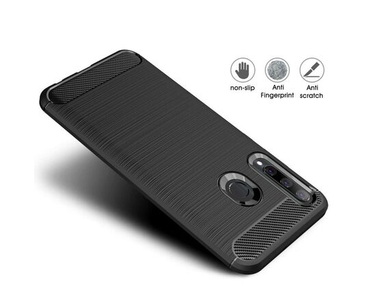 Чехол для моб. телефона Laudtec для Huawei P Smart 2019 Carbon Fiber (Black) (LT-PST19), изображение 3 Чехол для моб. телефона Laudtec для Huawei P Smart 2019 Carbon Fiber (Black) (LT-PST19), изображение 3