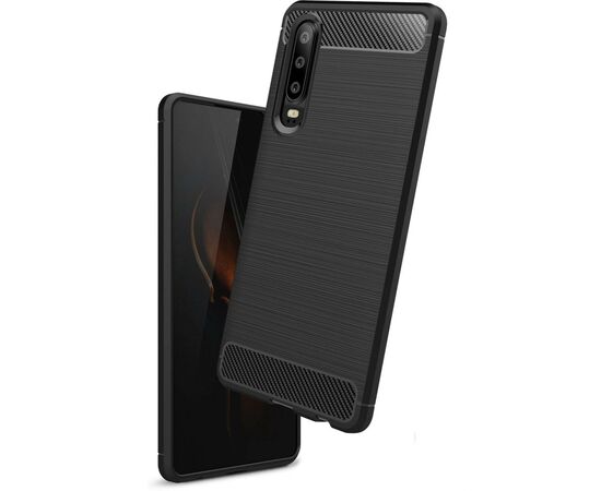 Чехол для моб. телефона Laudtec для Huawei P30 Carbon Fiber (Black) (LT-P30B), изображение 2 Чехол для моб. телефона Laudtec для Huawei P30 Carbon Fiber (Black) (LT-P30B), изображение 2