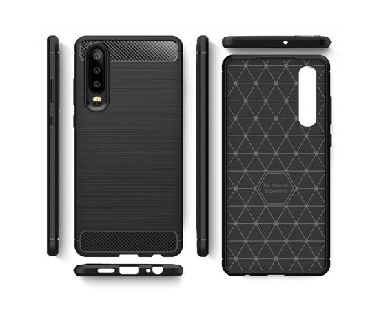 Чехол для моб. телефона Laudtec для Huawei P30 Carbon Fiber (Black) (LT-P30B), изображение 4 Чехол для моб. телефона Laudtec для Huawei P30 Carbon Fiber (Black) (LT-P30B), изображение 4