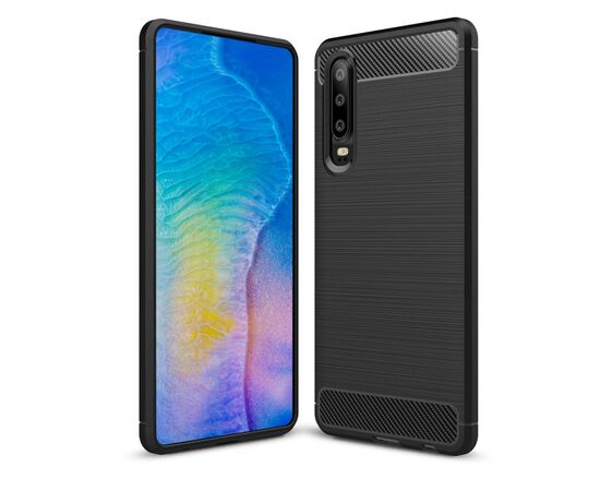 Чехол для моб. телефона Laudtec для Huawei P30 Carbon Fiber (Black) (LT-P30B)
