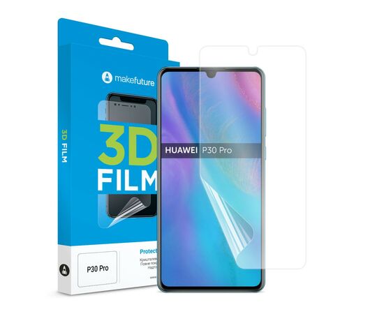 Пленка защитная MakeFuture для Huawei P30 Pro Black Full Cover Full Glue (MGFU-HUP30P)