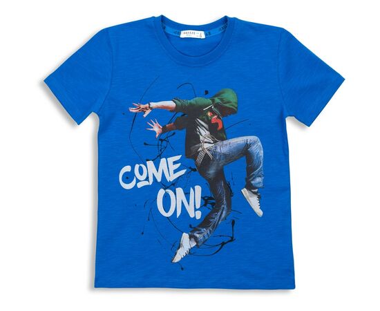 Футболка дитяча Breeze COME ON! (12553-134B-blue)