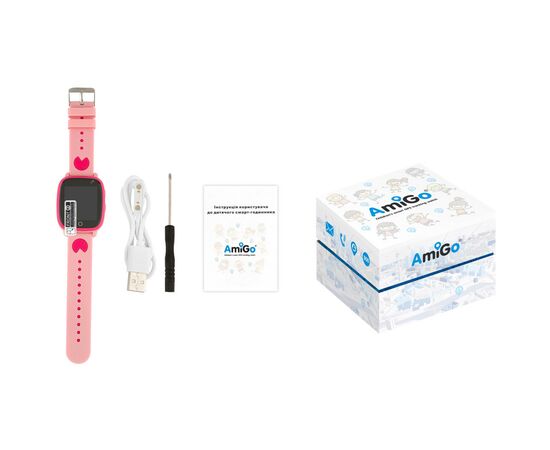 Смарт-часы Amigo GO001 iP67 Pink, изображение 12 Смарт-часы Amigo GO001 iP67 Pink, изображение 12