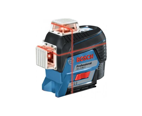 Лазерный нивелир Bosch GLL 3-80 C + BM 1 (12 V) + L-Boxx (0.601.063.R02), изображение 2 Лазерный нивелир Bosch GLL 3-80 C + BM 1 (12 V) + L-Boxx (0.601.063.R02), изображение 2