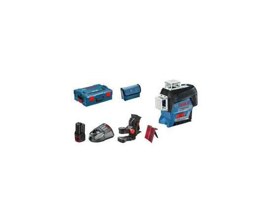 Лазерный нивелир Bosch GLL 3-80 C + BM 1 (12 V) + L-Boxx (0.601.063.R02), изображение 3 Лазерный нивелир Bosch GLL 3-80 C + BM 1 (12 V) + L-Boxx (0.601.063.R02), изображение 3