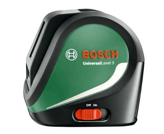 Лазерний нівелір Bosch UniversalLevel 3 SET, 10м (0.603.663.901), зображення 2 Лазерний нівелір Bosch UniversalLevel 3 SET, 10м (0.603.663.901), зображення 2