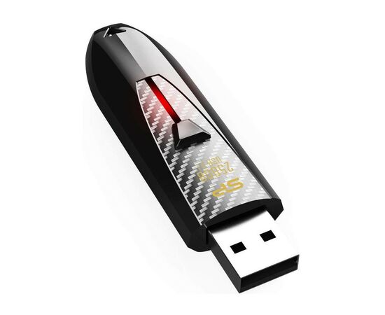 USB флеш накопичувач Silicon Power 256GB Blaze B25 Black USB 3.0 (SP256GBUF3B25V1K), зображення 2 USB флеш накопичувач Silicon Power 256GB Blaze B25 Black USB 3.0 (SP256GBUF3B25V1K), зображення 2