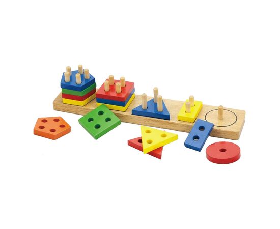 Развивающая игрушка Viga Toys Геометрические фигуры (58558), изображение 2