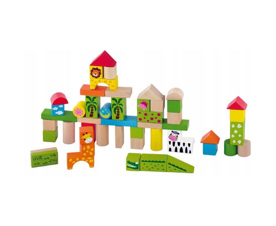 Конструктор Viga Toys Зоопарк 50 шт (50286), изображение 2 Конструктор Viga Toys Зоопарк 50 шт (50286), изображение 2