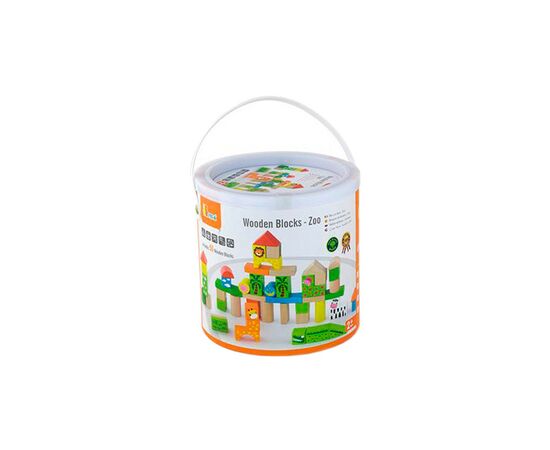 Конструктор Viga Toys Зоопарк 50 шт (50286)