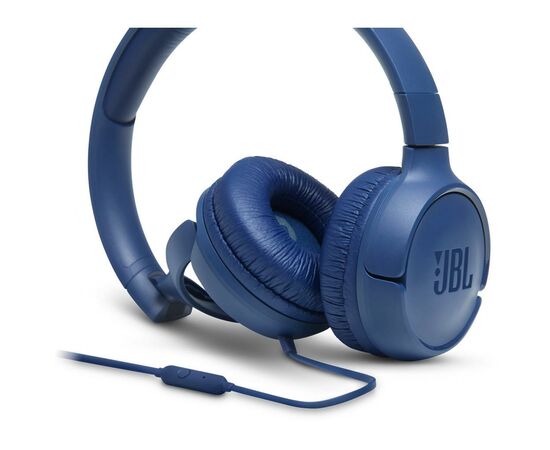 Наушники JBL T500 Blue (JBLT500BLU), изображение 6 Наушники JBL T500 Blue (JBLT500BLU), изображение 6