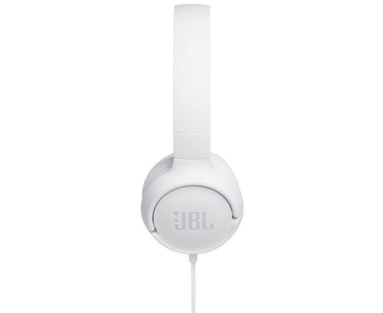 Навушники JBL T500 White (JBLT500WHT), зображення 3 Навушники JBL T500 White (JBLT500WHT), зображення 3
