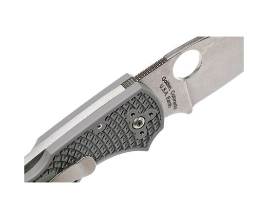 Нож Spyderco Native 5, Maxamet steel (C41PGY5), изображение 4 Нож Spyderco Native 5, Maxamet steel (C41PGY5), изображение 4