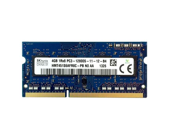Модуль пам'яті для ноутбука SoDIMM DDR3 4GB 1600 MHz Hynix (HMT451S6AFR8C-PB)