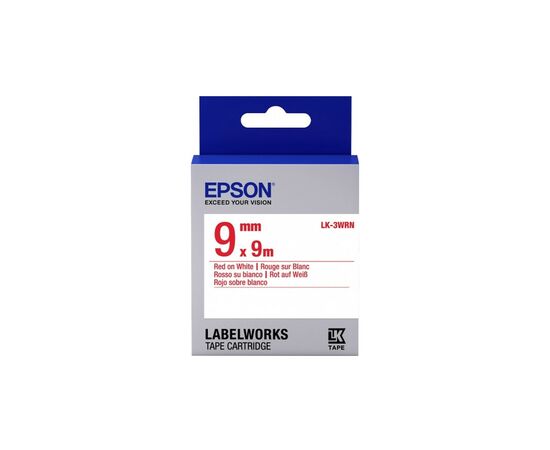 Стрічка для принтера етикеток Epson LK3WRN (C53S653008)