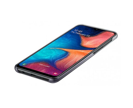 Чехол для моб. телефона Samsung Galaxy A20 (A205F) Gradation Cover Black (EF-AA205CBEGRU), изображение 5 Чехол для моб. телефона Samsung Galaxy A20 (A205F) Gradation Cover Black (EF-AA205CBEGRU), изображение 5