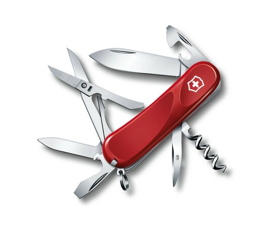 Нож Victorinox Delemont, "Evolution 14", 85 мм, красный (2.3903.E)