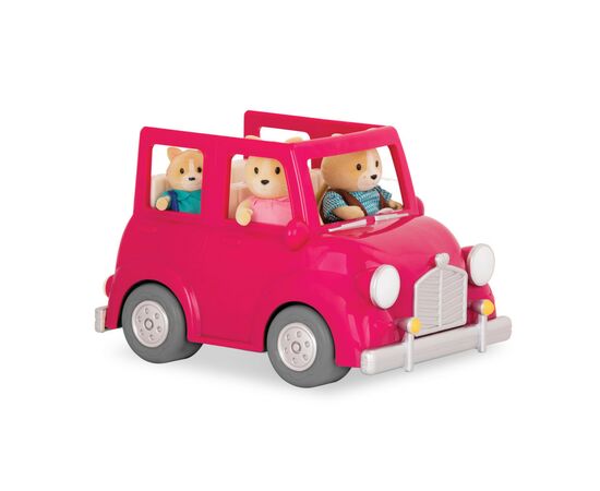 Игровой набор Li'l Woodzeez Розовая машина с чемоданом (WZ6547Z), изображение 2 Игровой набор Li'l Woodzeez Розовая машина с чемоданом (WZ6547Z), изображение 2