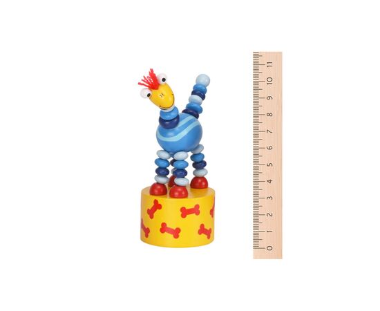 Фигурка Goki Динозавр синий нажми и тряси (53948G-1), изображение 2 Фигурка Goki Динозавр синий нажми и тряси (53948G-1), изображение 2