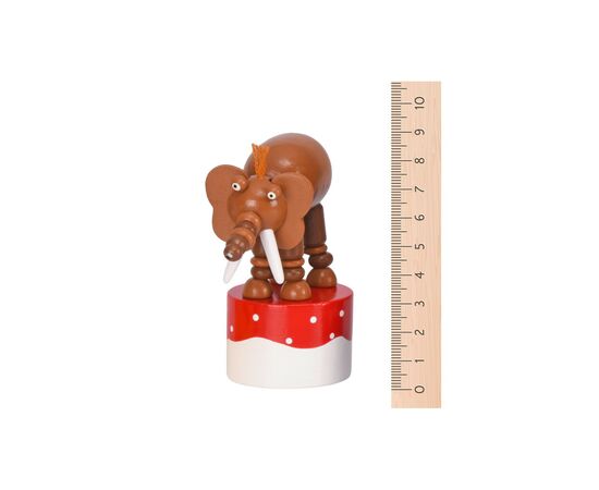 Фигурка Goki Слон нажми и тряси (53948G-3), изображение 2 Фигурка Goki Слон нажми и тряси (53948G-3), изображение 2