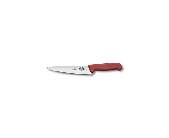 Кухонный нож Victorinox Fibrox разделочный 19 см, красный (5.2001.19)