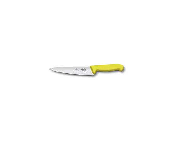 Кухонный нож Victorinox Fibrox разделочный 19 см, желтый (5.2008.19)