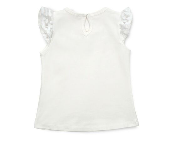 Футболка детская Breeze с кружевом (12904-110G-cream), изображение 2 Футболка детская Breeze с кружевом (12904-110G-cream), изображение 2