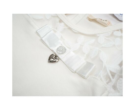 Футболка дитяча Breeze з мереживом (12904-134G-cream), зображення 6 Футболка дитяча Breeze з мереживом (12904-134G-cream), зображення 6