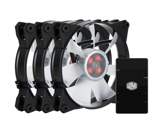 Кулер для корпуса CoolerMaster MASTERFAN PRO 120 Air Flow RGB (MFY-F2DC-113PC-R1), изображение 5 Кулер для корпуса CoolerMaster MASTERFAN PRO 120 Air Flow RGB (MFY-F2DC-113PC-R1), изображение 5