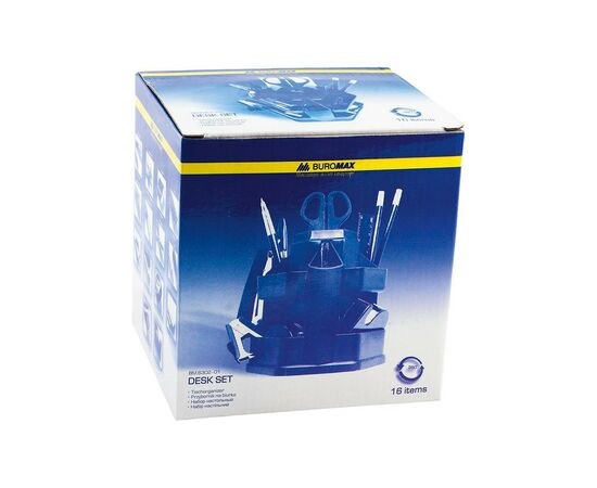 Настольный набор Buromax 16 items, black (BM.6302-01), изображение 2 Настольный набор Buromax 16 items, black (BM.6302-01), изображение 2