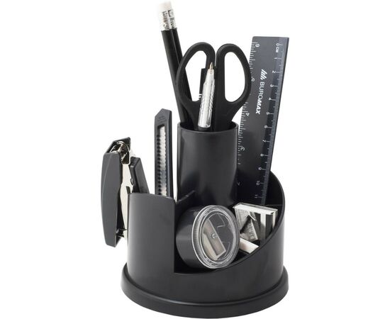 Настольный набор Buromax 13 items, black (BM.6304-01)
