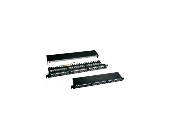 Патч-панель Hypernet 19" 24 порта FTP 1U cat.6 (PP-KFSTP6-24)