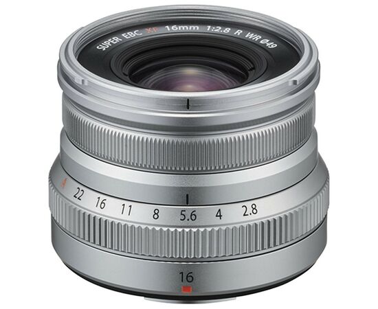 Объектив Fujifilm XF-16mm F2.8 R WR Silver (16611693), изображение 2 Объектив Fujifilm XF-16mm F2.8 R WR Silver (16611693), изображение 2