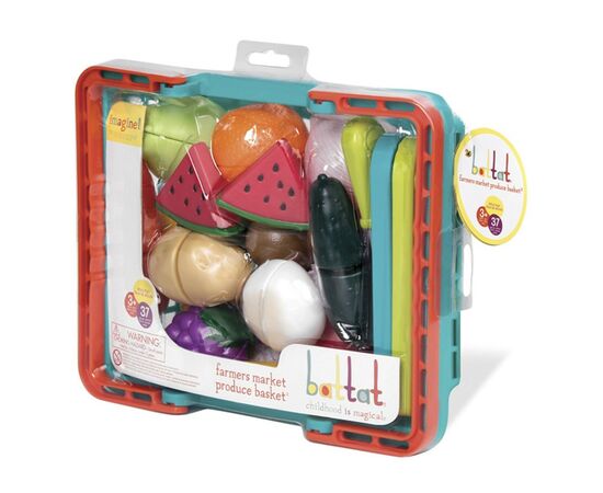 Игровой набор Battat Овощи-фрукты на липучках (BT2534Z), изображение 4 Игровой набор Battat Овощи-фрукты на липучках (BT2534Z), изображение 4