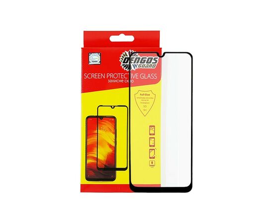 Скло захисне Dengos Full Glue Samsung Galaxy А20 (А205) (black) (TGFG-65), зображення 2 Скло захисне Dengos Full Glue Samsung Galaxy А20 (А205) (black) (TGFG-65), зображення 2