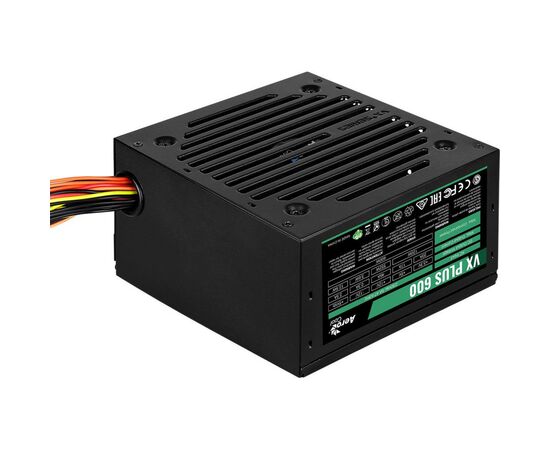 Блок питания AeroCool 600W VX PLUS 600 (4713105962772), изображение 2 Блок питания AeroCool 600W VX PLUS 600 (4713105962772), изображение 2