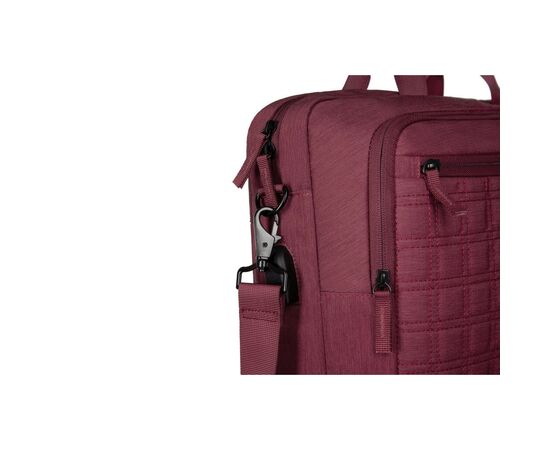 Сумка для ноутбука 2E 16" CrossSquares, Burgundy (2E-CBN9198BG), изображение 6
