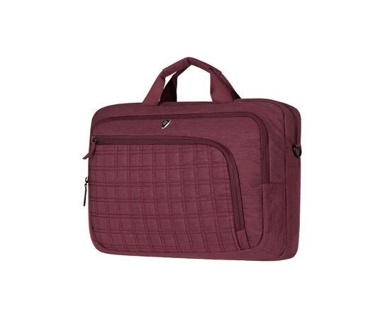 Сумка для ноутбука 2E 16" CrossSquares, Burgundy (2E-CBN9198BG)