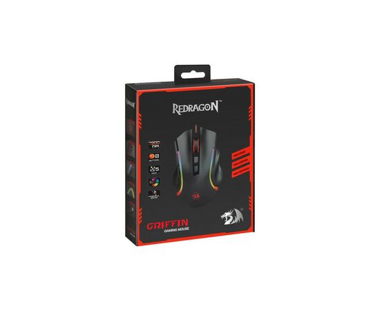 Мышка Redragon Griffin Black (75093), изображение 7 Мышка Redragon Griffin Black (75093), изображение 7