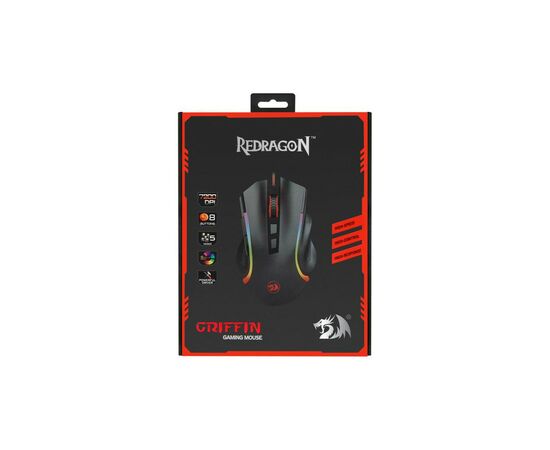 Мышка Redragon Griffin Black (75093), изображение 8 Мышка Redragon Griffin Black (75093), изображение 8