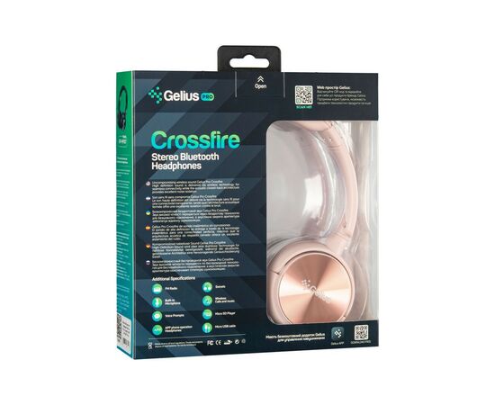 Навушники Gelius Pro Crossfire Pink (GP HP-007 Pink), зображення 9 Навушники Gelius Pro Crossfire Pink (GP HP-007 Pink), зображення 9