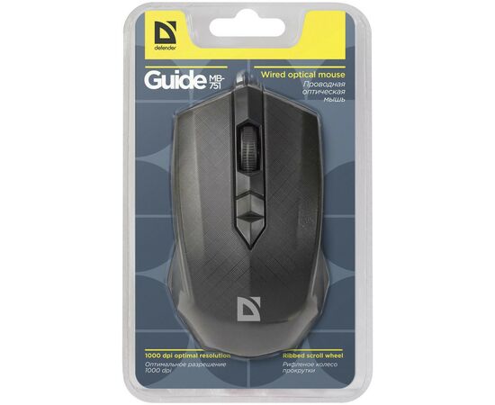 Мишка Defender Guide MB-751 Black (52751), зображення 5 Мишка Defender Guide MB-751 Black (52751), зображення 5