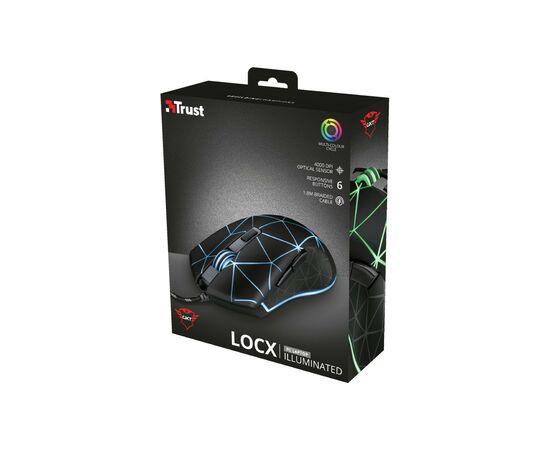 Мышка Trust GXT 133 Locx Black (22988), изображение 6 Мышка Trust GXT 133 Locx Black (22988), изображение 6