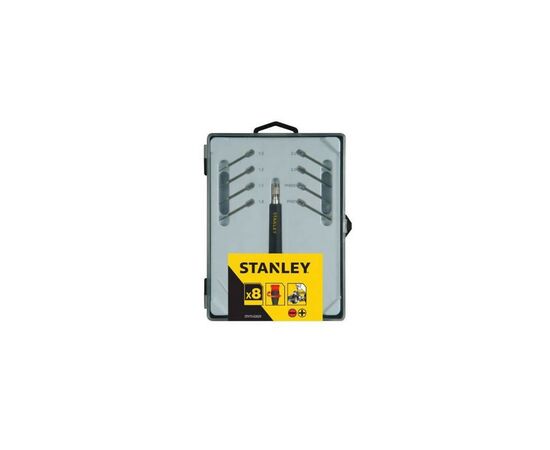 Отвертка Stanley прецизионная + 8 сменных бит (STHT0-62629)