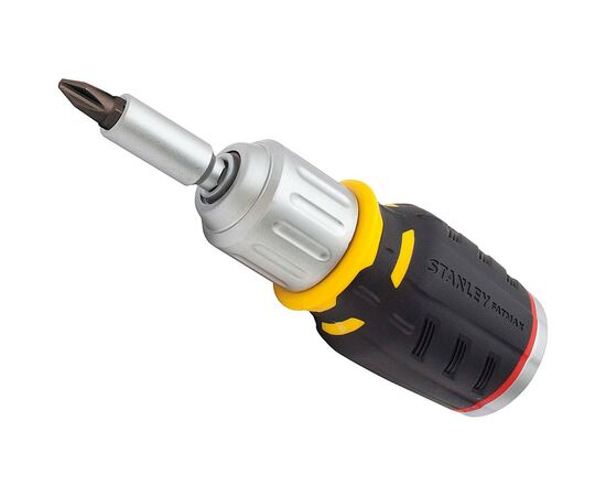 Отвертка Stanley FatMax STUBBY реверсивная + 6 бит (FMHT0-62688)
